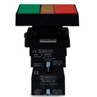 Kit Botão Duplo Xb2-ew8375 Quadrado | Liga/desliga | Iluminad